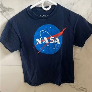 Kids Navy Blue NASA T-Shirt